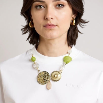 Modern Vintage Bespoke Statement Necklace - 