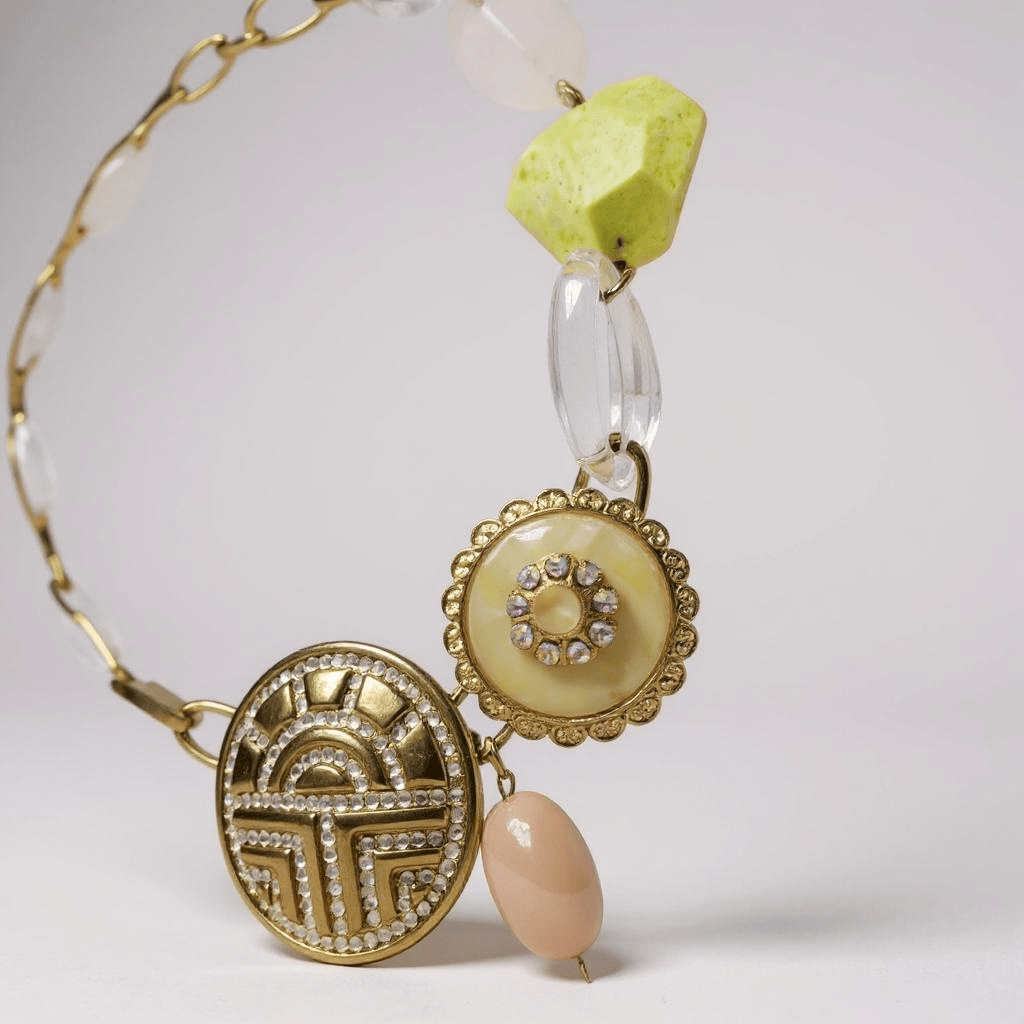 Modern Vintage Bespoke Statement Necklace - 