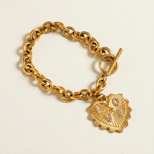 Never Tear Us Apart 18k Gold Plated Bracelet - Bracelet