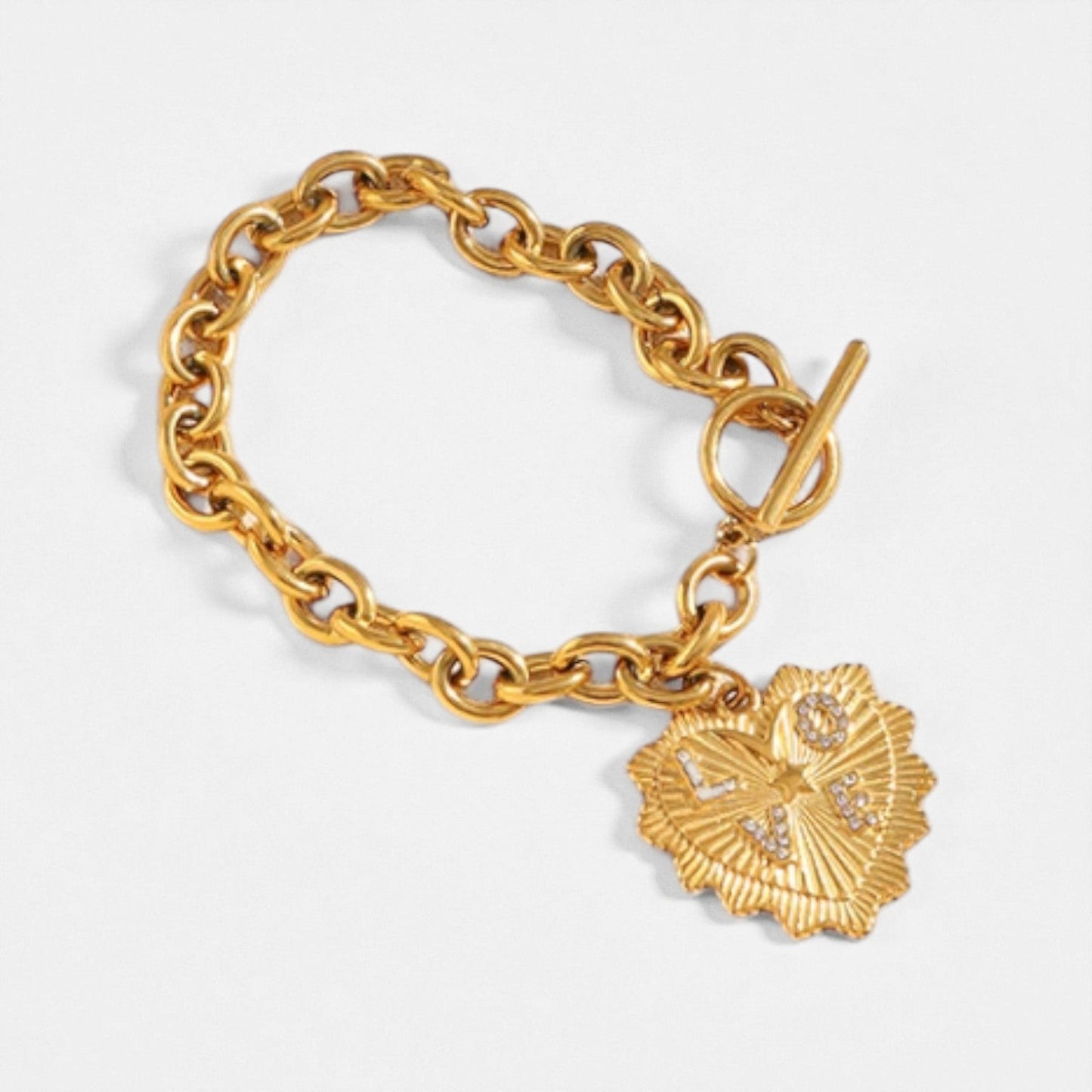Never Tear Us Apart 18k Gold Plated Bracelet - Bracelet
