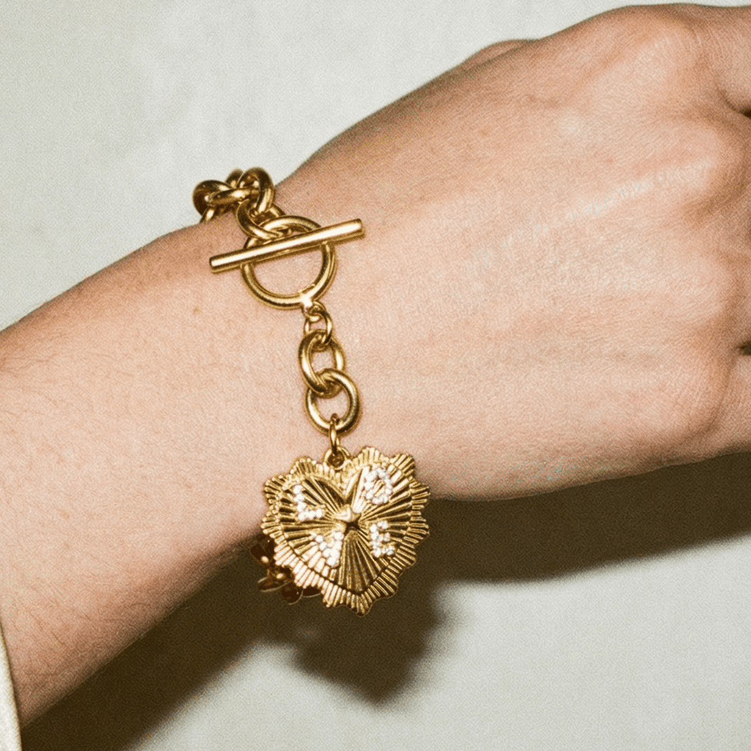 Never Tear Us Apart 18k Gold Plated Bracelet - Bracelet