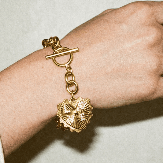 Never Tear Us Apart 18k Gold Plated Bracelet - Bracelet