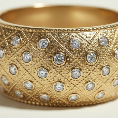 Ornate Gold Banle - Bracelet