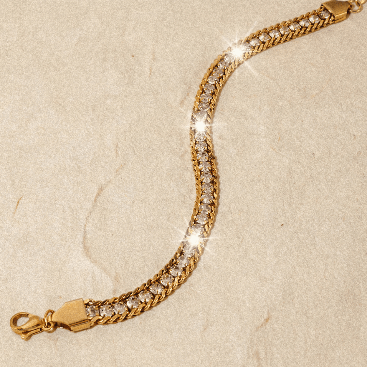 Queenie Cubic Zirconia Bracelet (more colours) - Bracelet