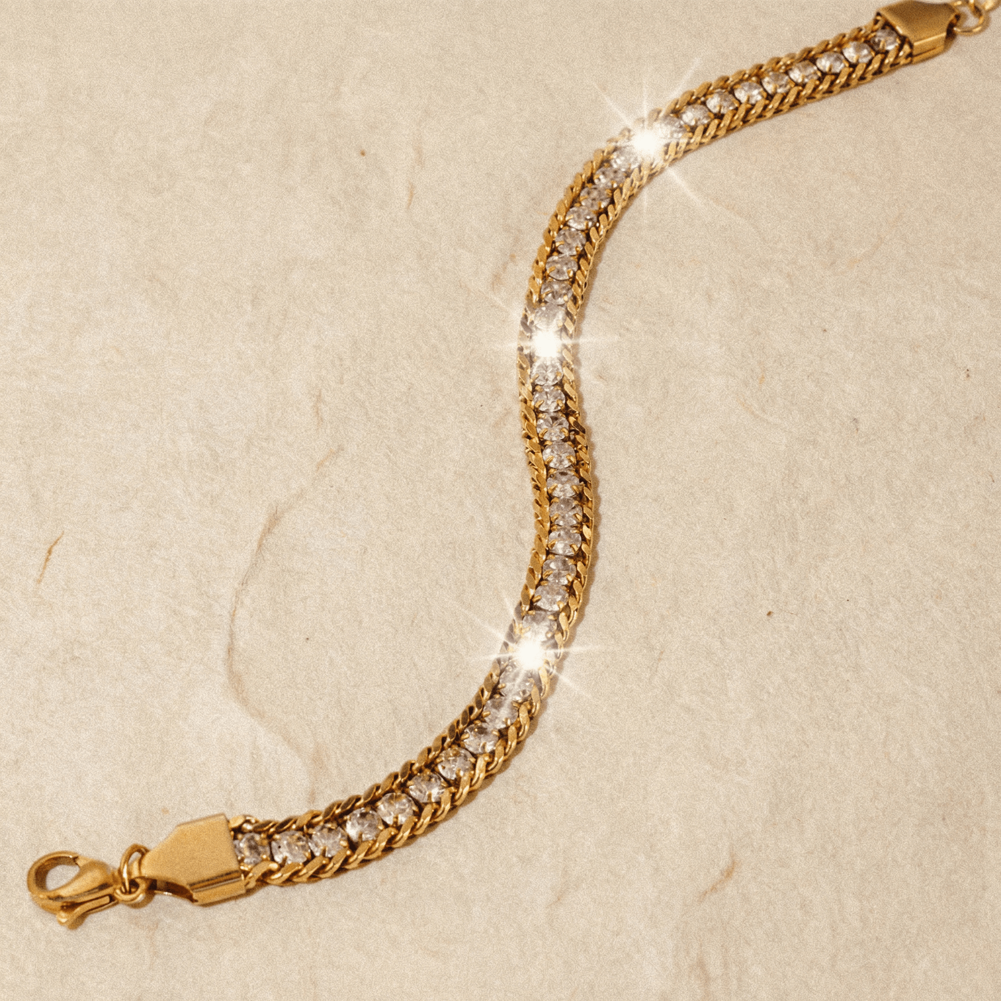 Queenie Cubic Zirconia Bracelet (more colours) - Bracelet