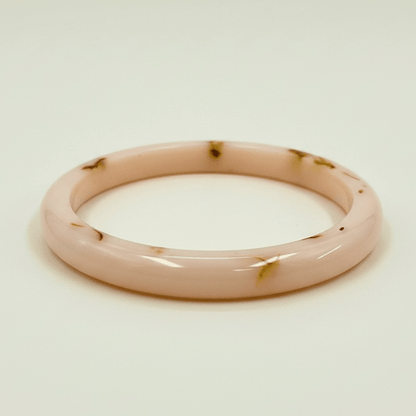Resin Pale Pink Bangle - Bracelet