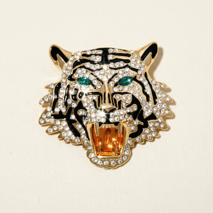 Roar Rhinestones Brooch - Brooch