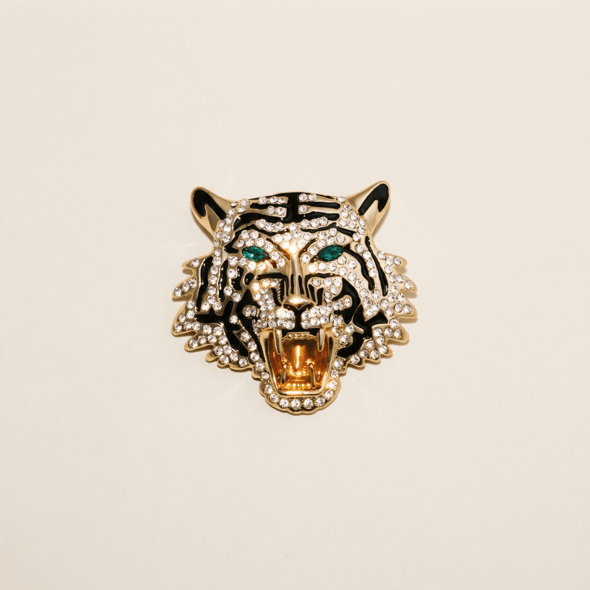 Roar Rhinestones Brooch - Brooch