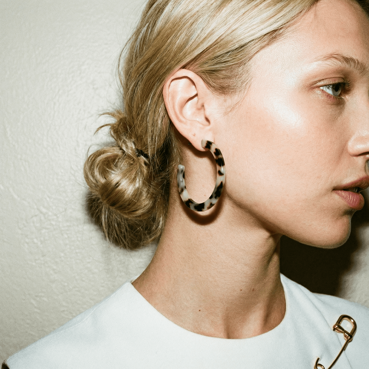 Rock With You Resin Hoop Earrings (more colours) - earrings
