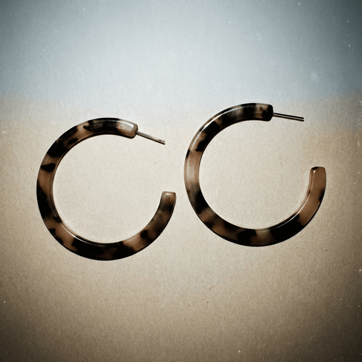 Rock With You Resin Hoop Earrings (more colours) - earrings