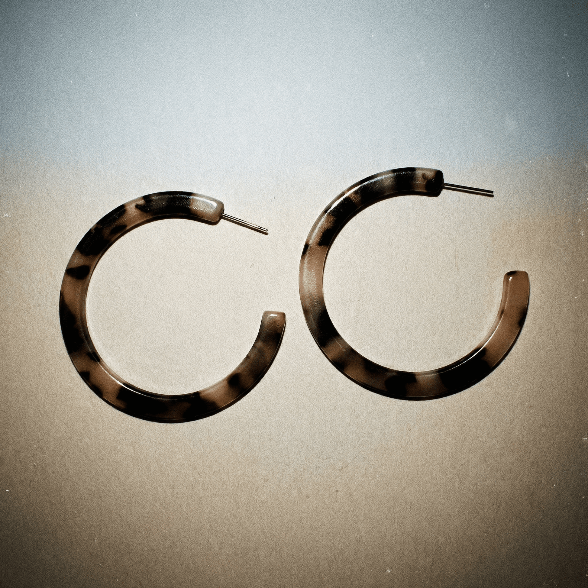 Rock With You Resin Hoop Earrings (more colours) - earrings