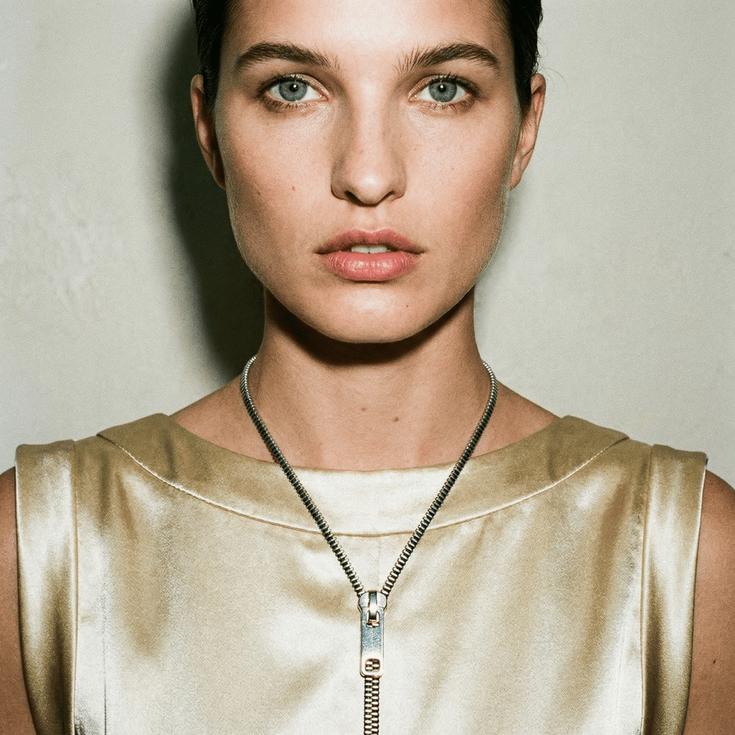 Silver Zip Necklace - 