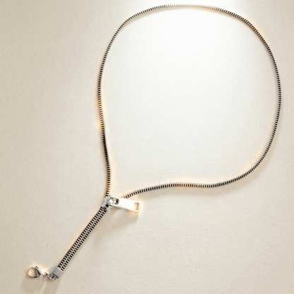 Silver Zip Necklace - 