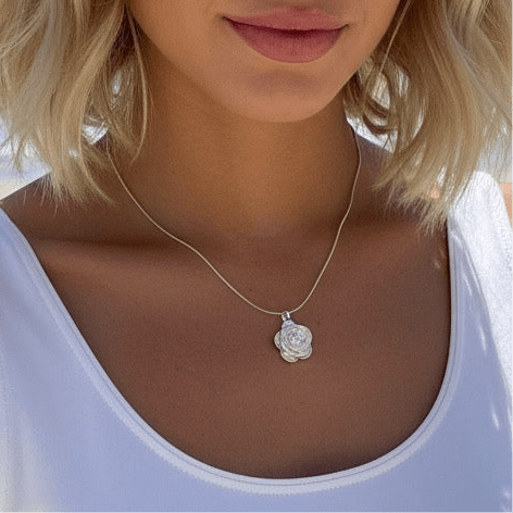 Singapore Sling Sterling Silver 925 Necklace - 