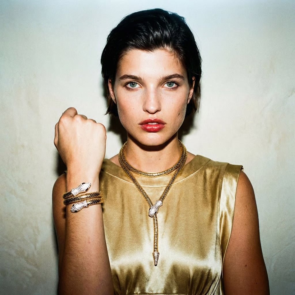 Snake Charmer Gold Bracelet - Bracelet