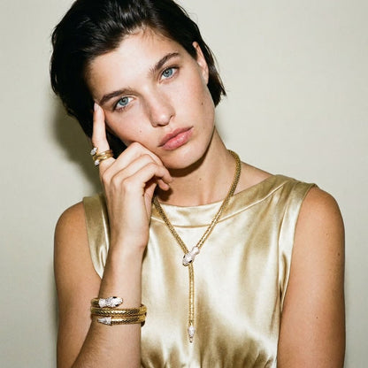 Snake Charmer Gold Bracelet - Bracelet