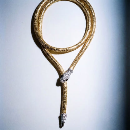 Snake Charmer Multi Gold Necklace - Necklace