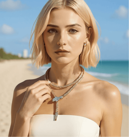 Snake Charmer Multi Silver Necklace - Bracelet