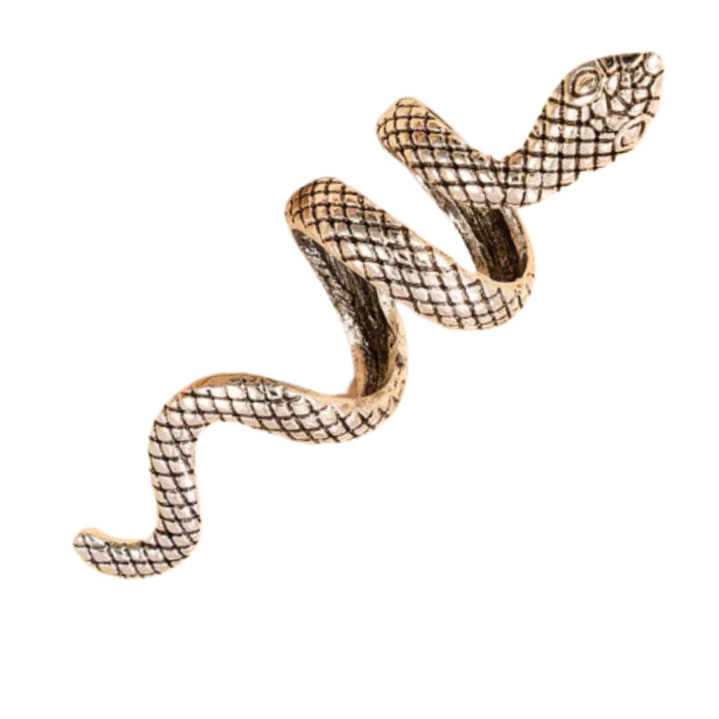 Snake Silver Adjustable Ring-Ring