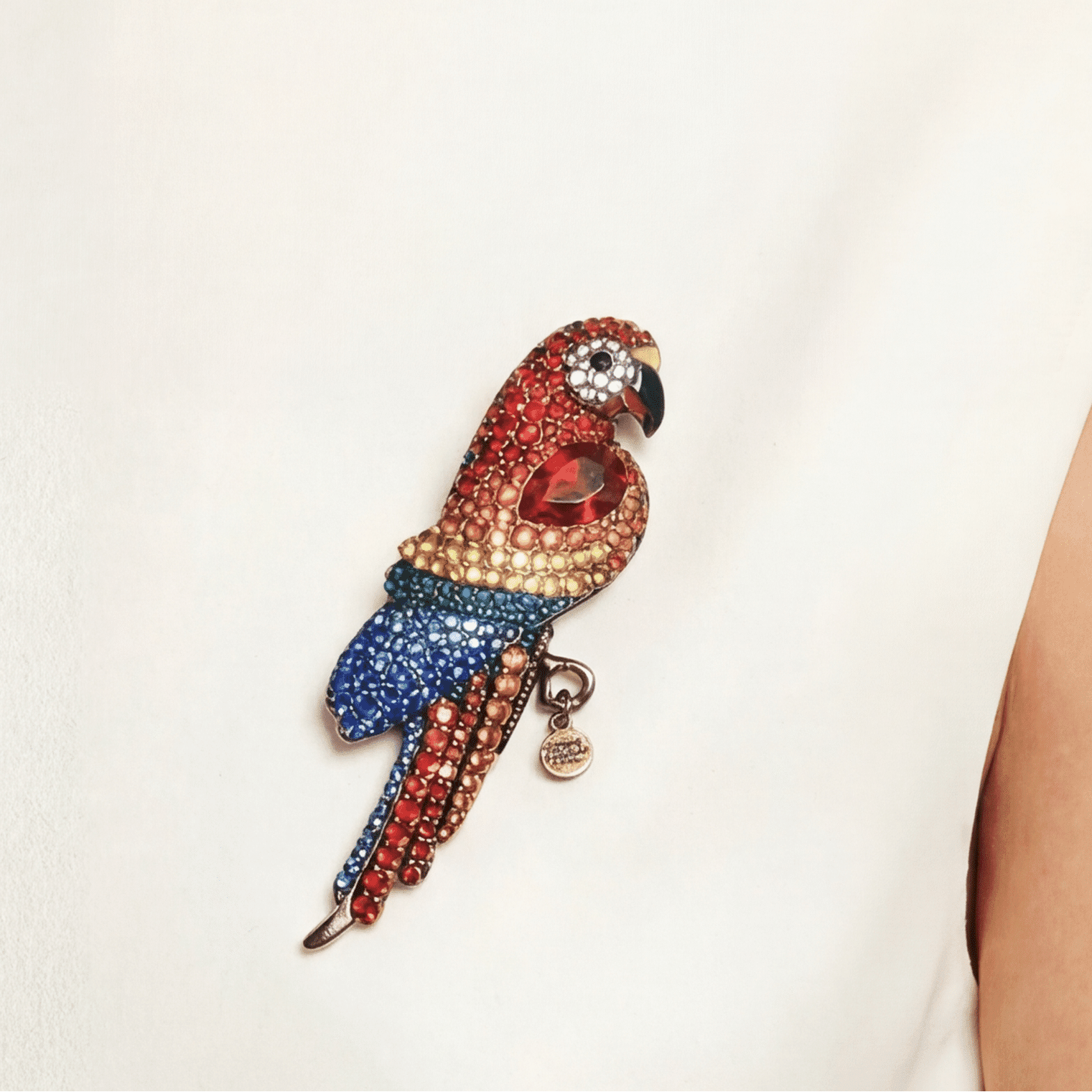 Sparkly Parrot Brooch - Brooch