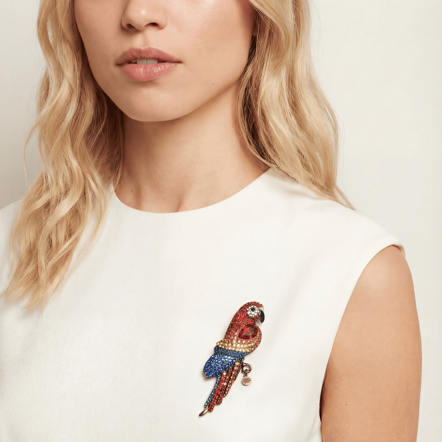 Sparkly Parrot Brooch - Brooch