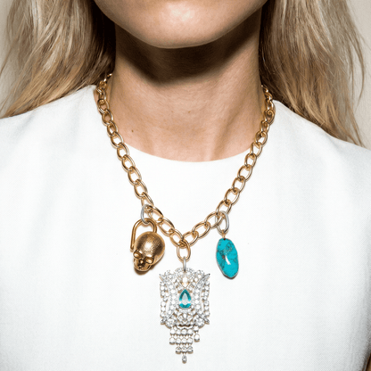 Summer Loving Vintage Bespoke Gold Necklace - 