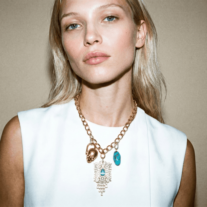 Summer Loving Vintage Bespoke Gold Necklace - 