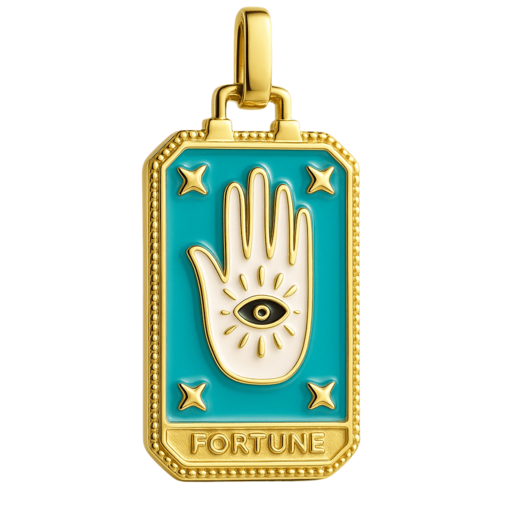 Tarot Card Charm 'Fortune' (more colours) - Charm