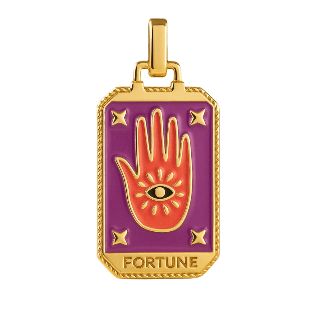 Tarot Card Charm 'Fortune' (more colours) - Charm