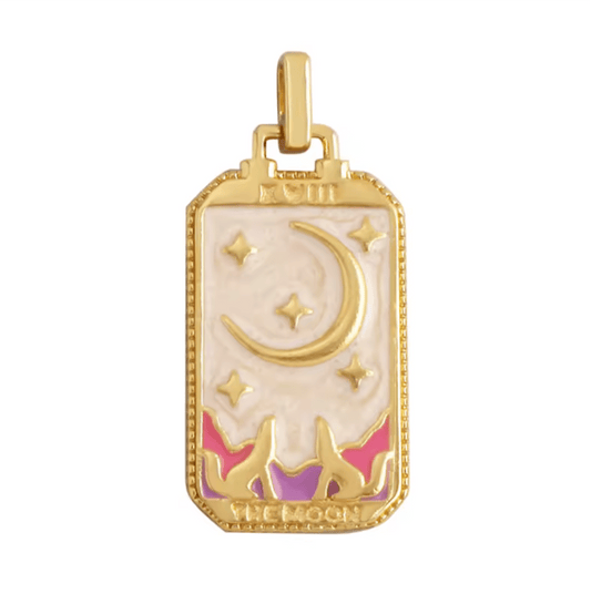 Tarot Card Charm 'The Moon' - Charm