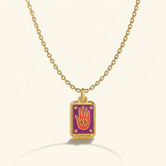 Tarot Card Fortune Necklace (more colours) - Necklace