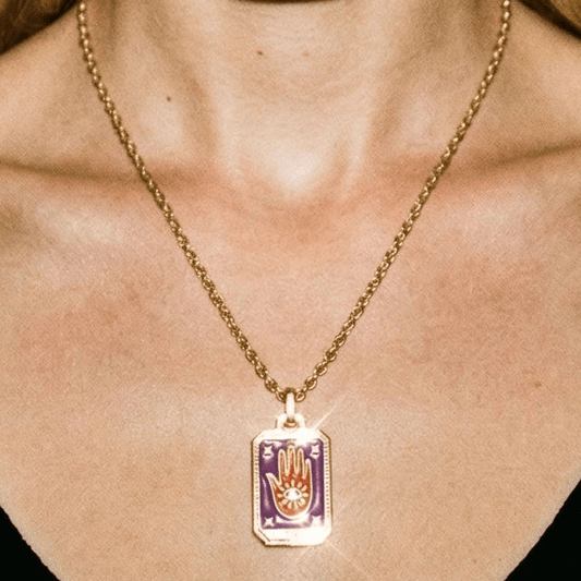 Tarot Card Fortune Necklace - Necklace