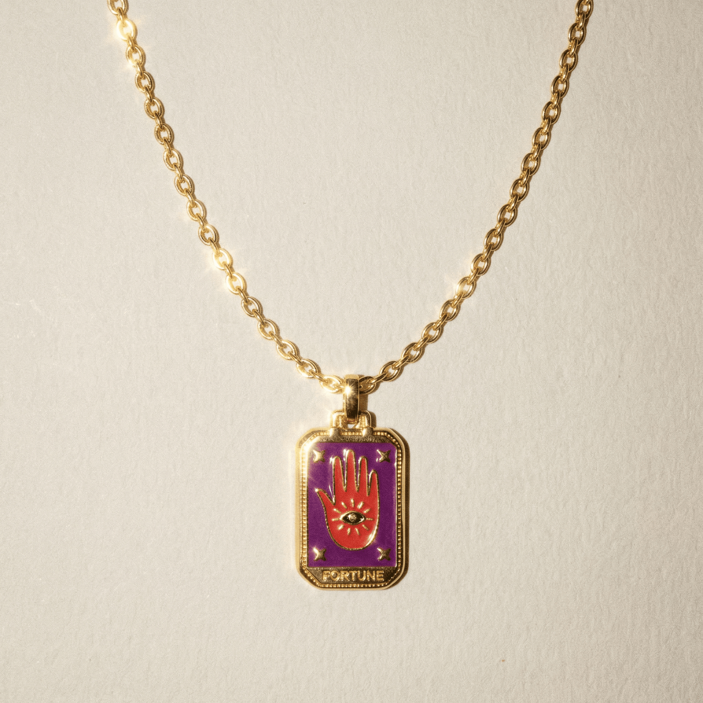Tarot Card Fortune Necklace - Necklace