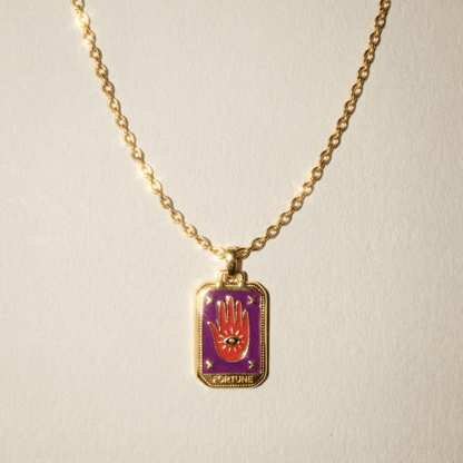 Tarot Card Fortune Necklace - Necklace