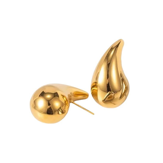 Teardrop Medium Gold Earrings PRE-ORDER-earrings