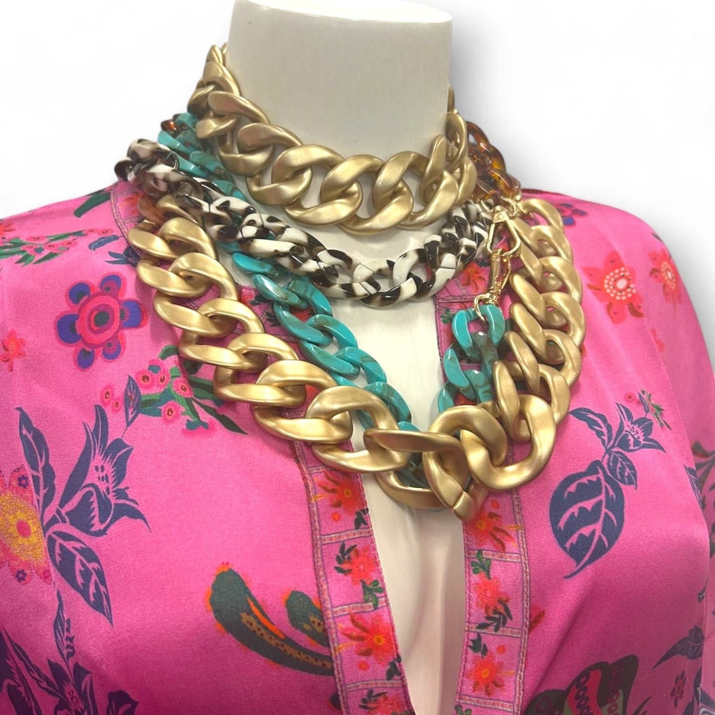 The Goldie Statement Chain Necklace - Necklace