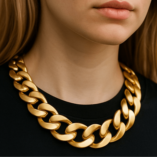 The Goldie Statement Choker - Necklace