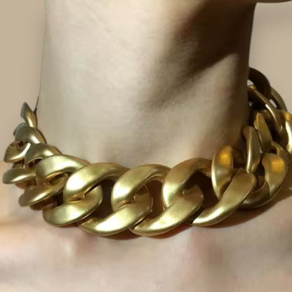 The Goldie Statement Choker - Necklace