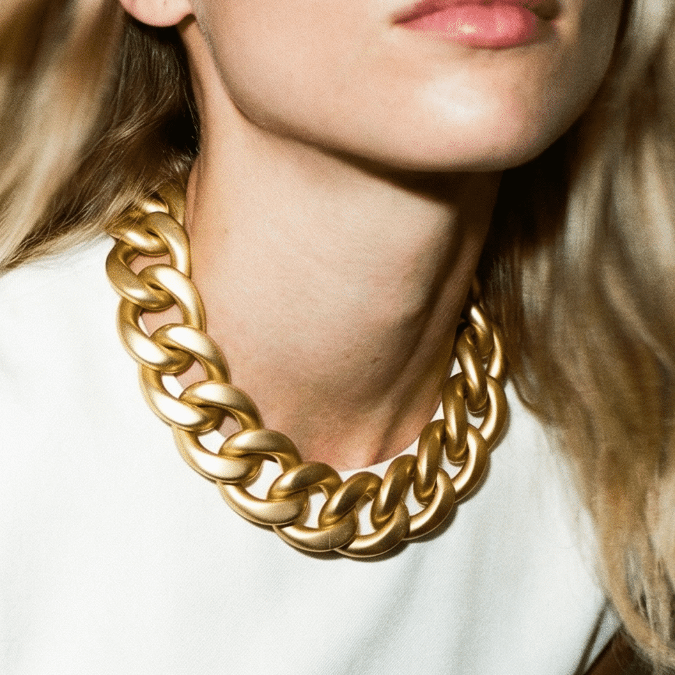 The Goldie Statement Choker - Necklace