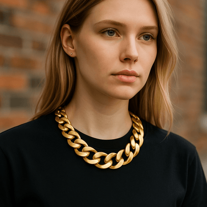 The Goldie Statement Choker - Necklace