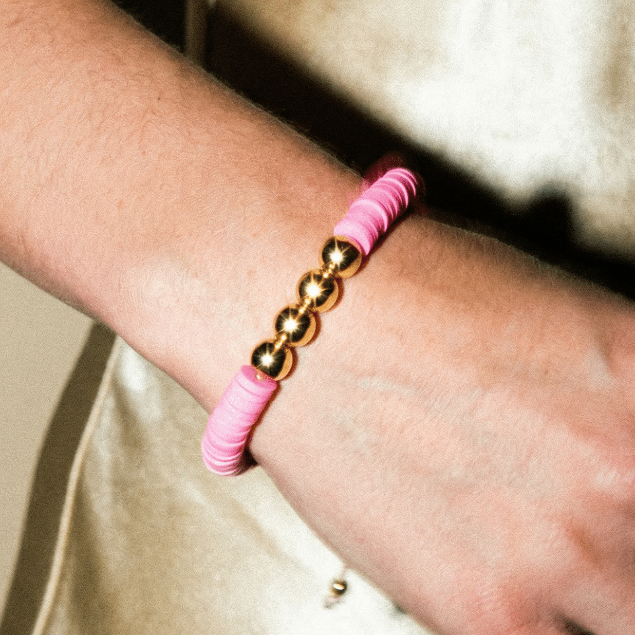 True Colours Pink Bracelet - 