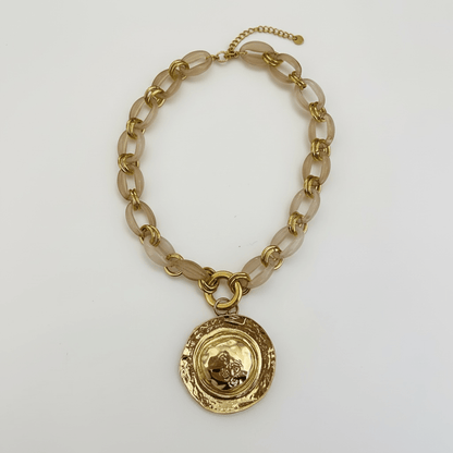 Utopia Champagne and Gold Necklace - 