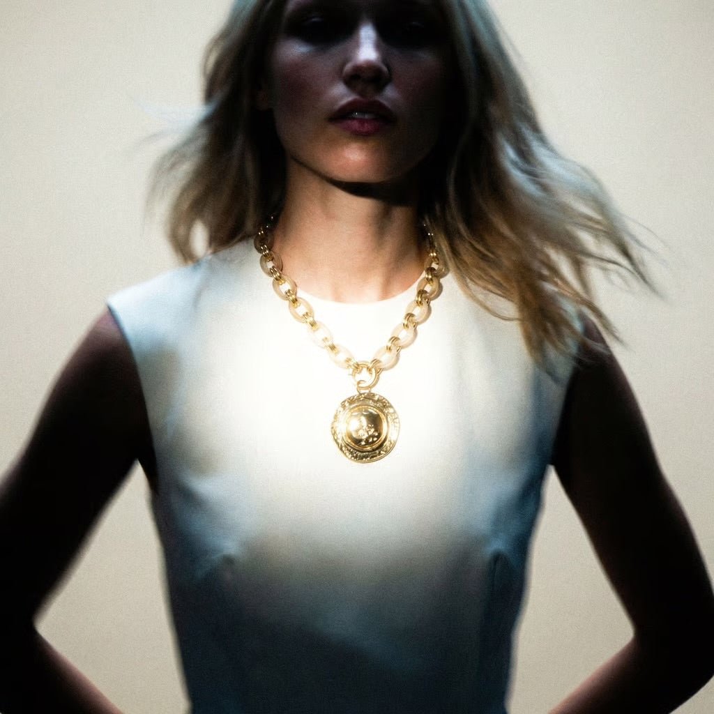 Utopia Champagne and Gold Necklace - 