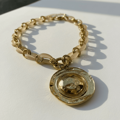 Utopia Champagne and Gold Necklace - 