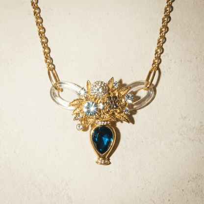 Vintage Bespoke Bouquet Necklace One of One - 
