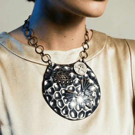 Vintage Mesmerize Me Statement Necklace - Necklace