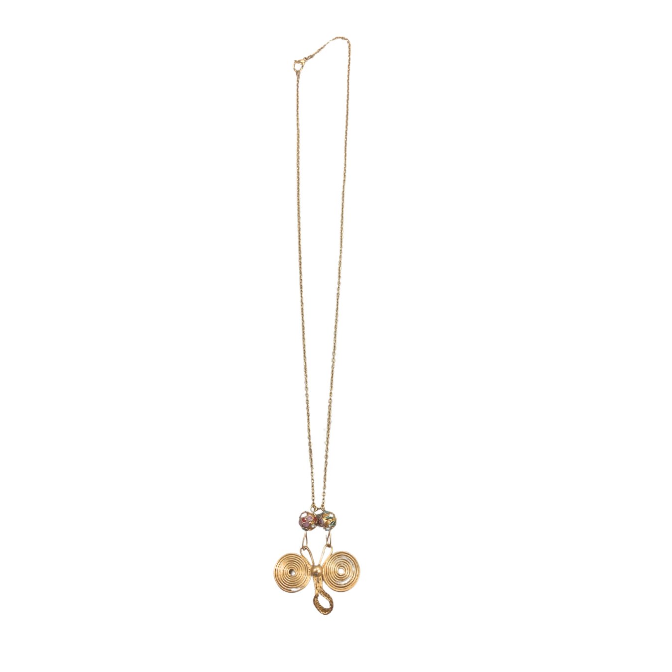 1 of 1 Vintage Gold Button Necklace-