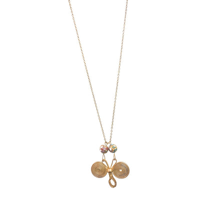 1 of 1 Vintage Gold Button Necklace-