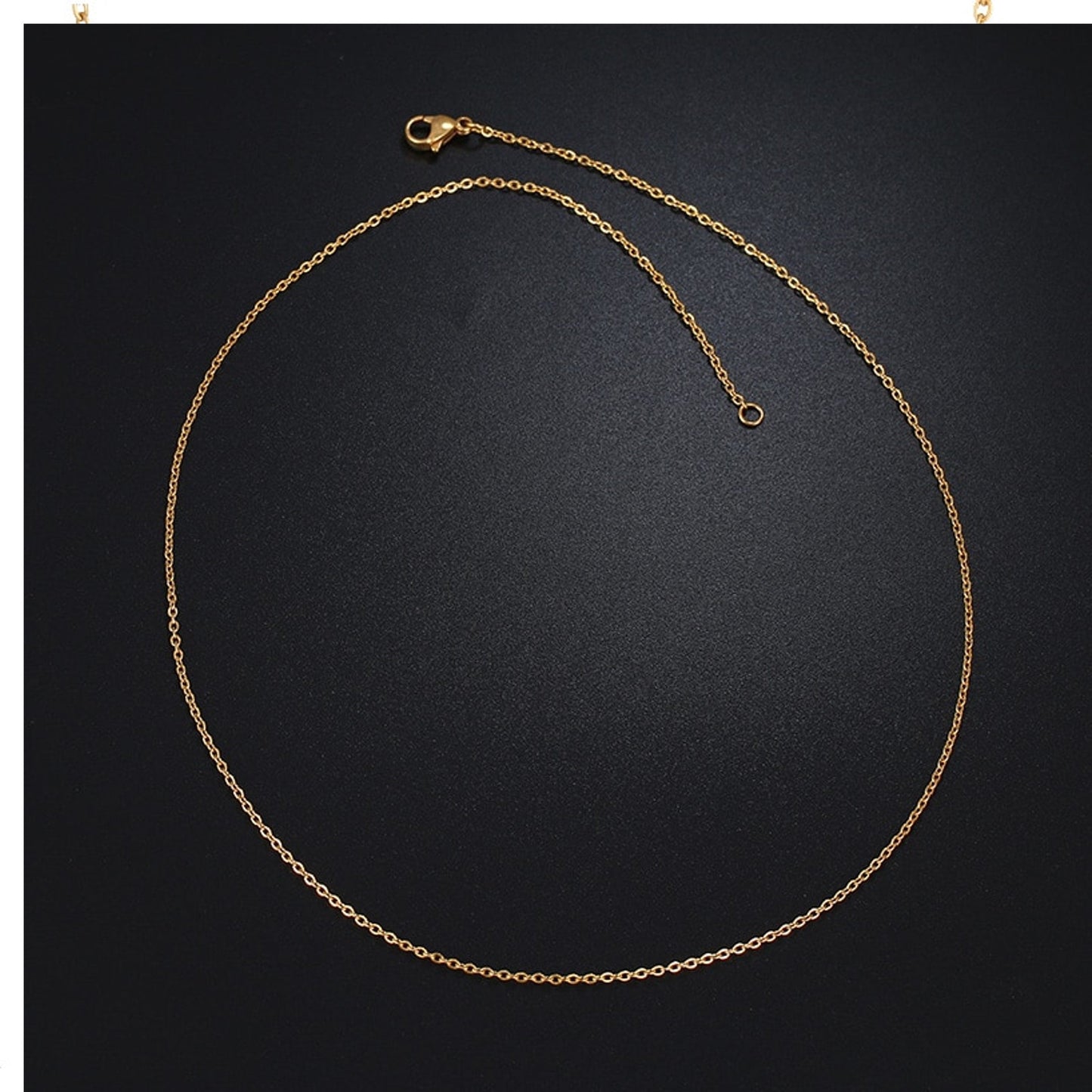 14k Gold Plated Fine Chain Necklace-