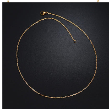 14k Gold Plated Fine Chain Necklace-